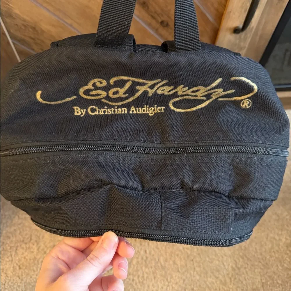 Ed hardy Y2K Eternal love By Christian Audigier sample Piece- Backpack Rare